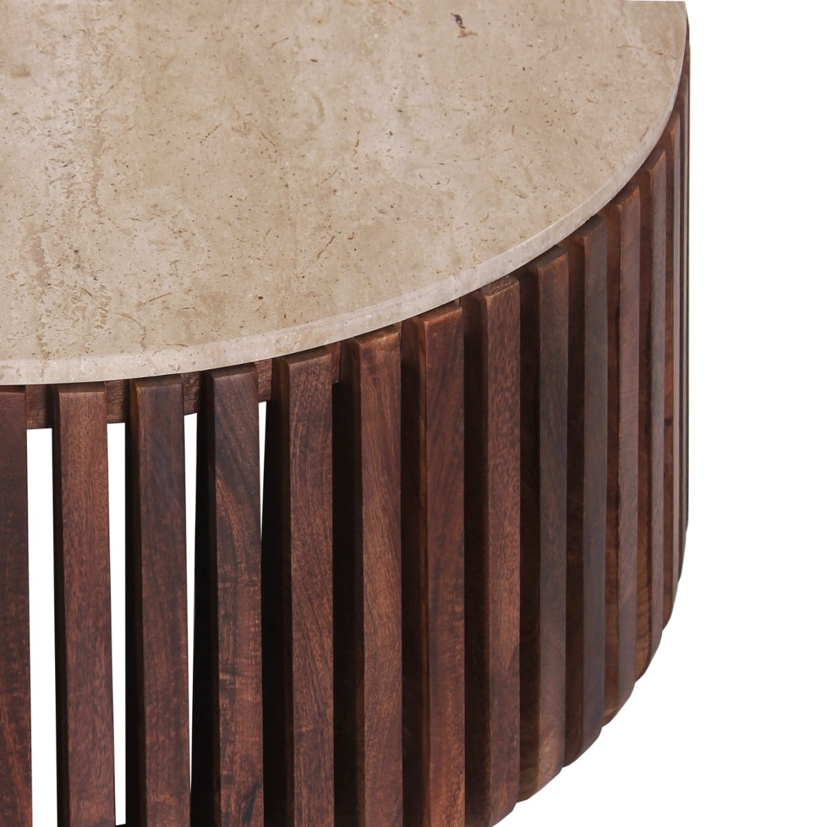 Masuta de cafea STYONS TRAVERTIN Ø90 x 40 CM