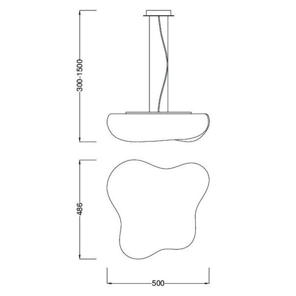 Lampă Suspendată ZOE -50 cm