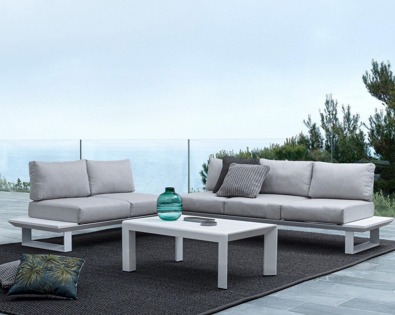 Set pentru exterior KONNOR WHITE