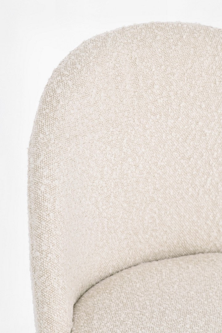 Set scaune 3+1 gratis TANIA GOLD BOUCLE IVORY