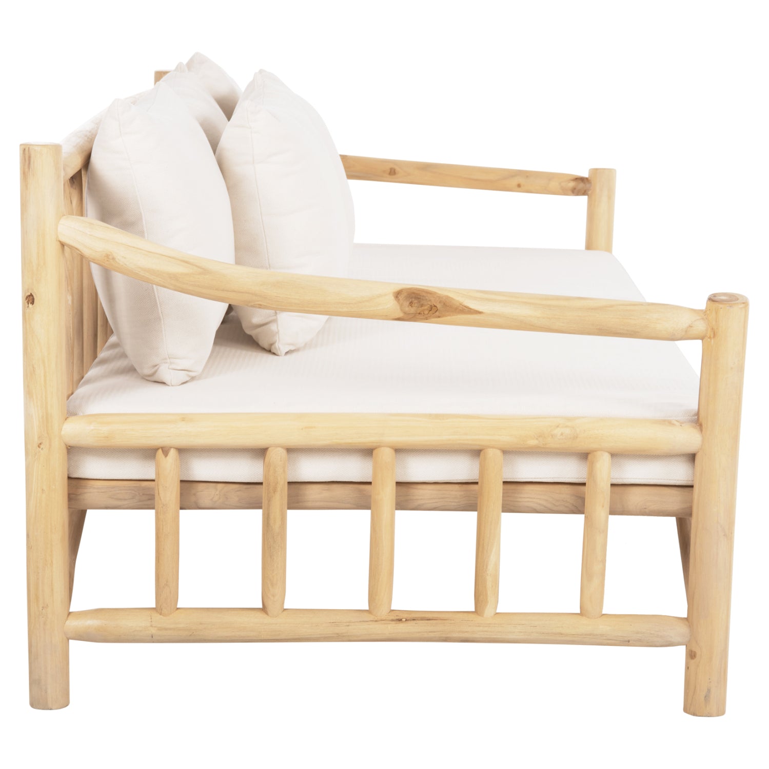 Canapea TECHAS NATURAL-WHITE 200 CM