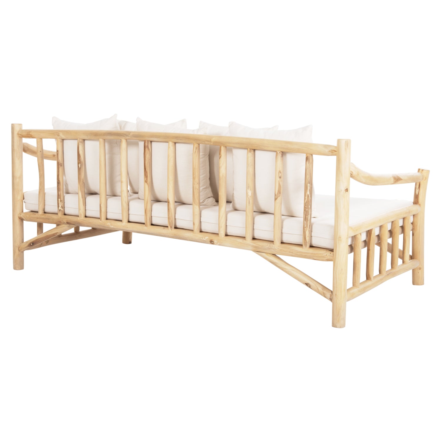 Canapea TECHAS NATURAL-WHITE 200 CM