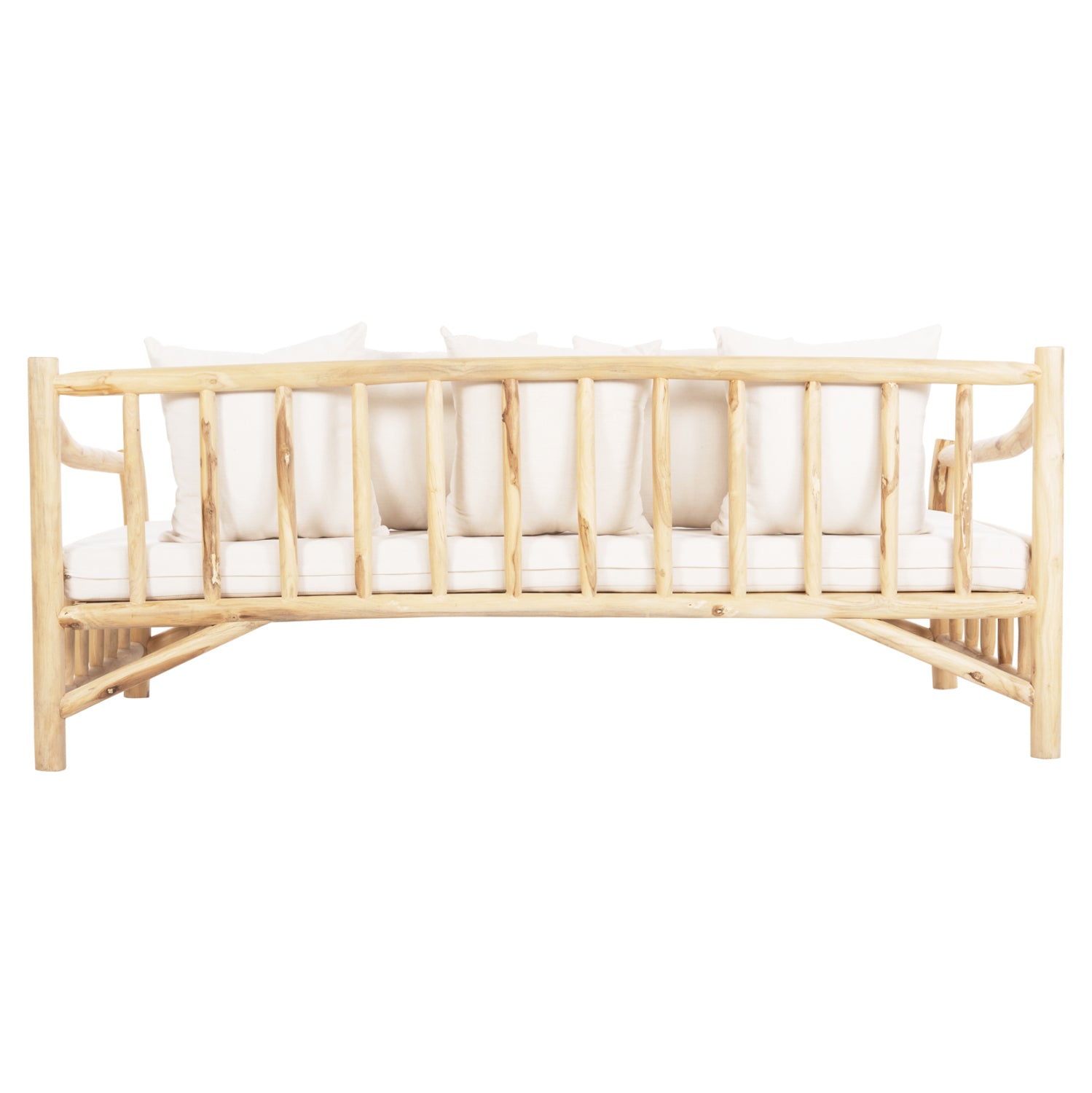 Canapea TECHAS NATURAL-WHITE 200 CM