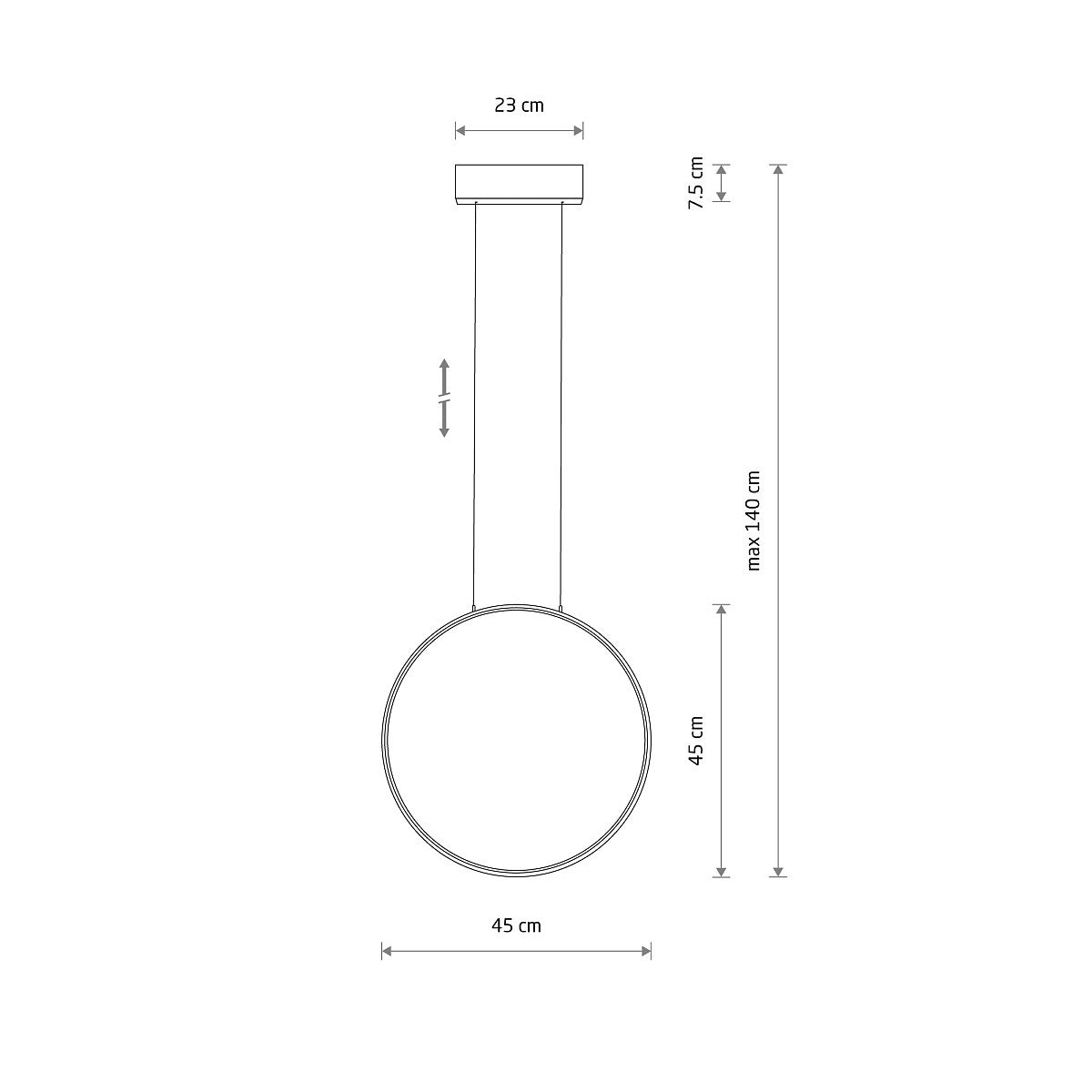 Lampa suspendata TELIJA ONE S