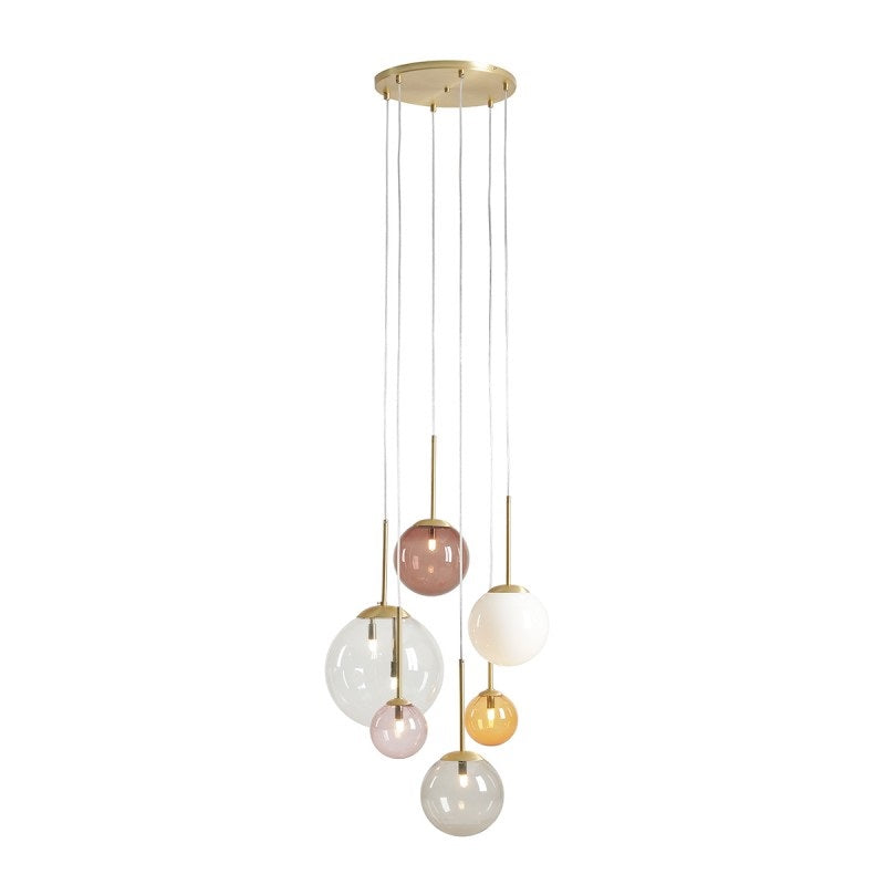 Lampa suspendata TEZUL RING MULTICOLOUR