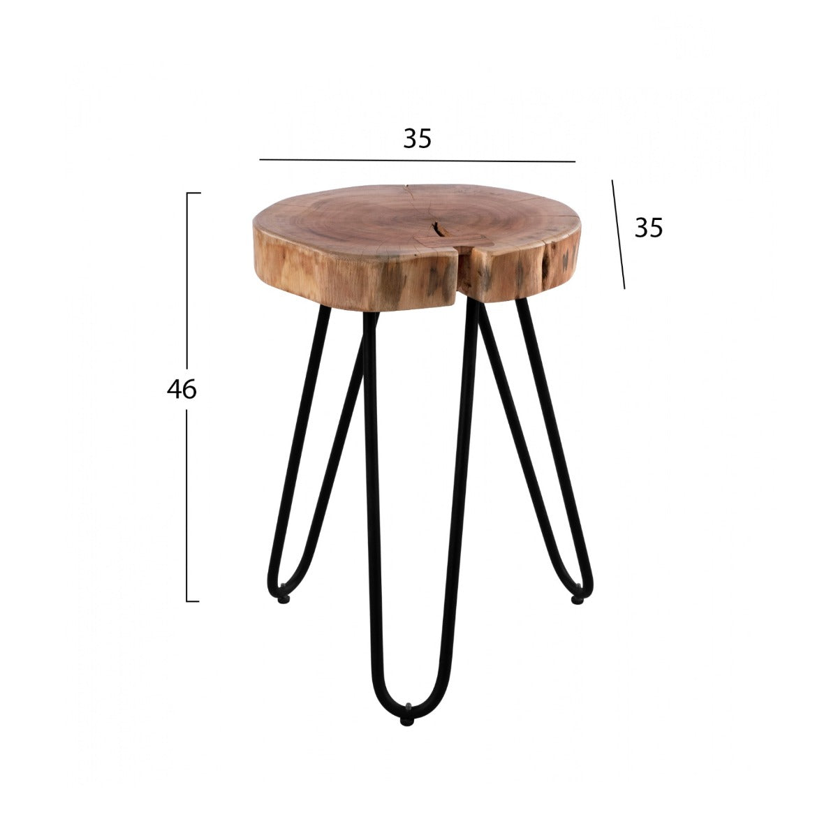 Masuta de cafea TONDER Ø35 x 46 CM