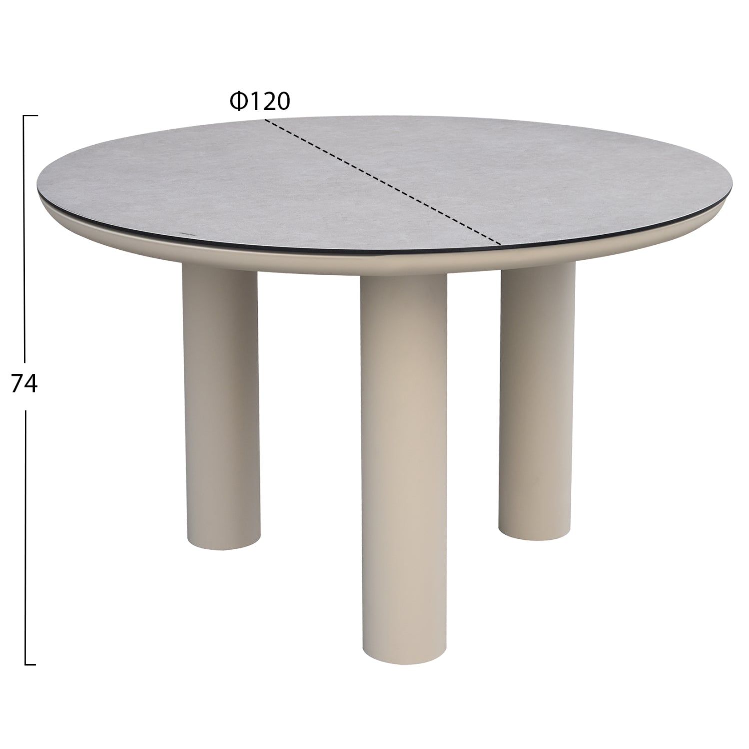 Masa TRINA Φ120 CM