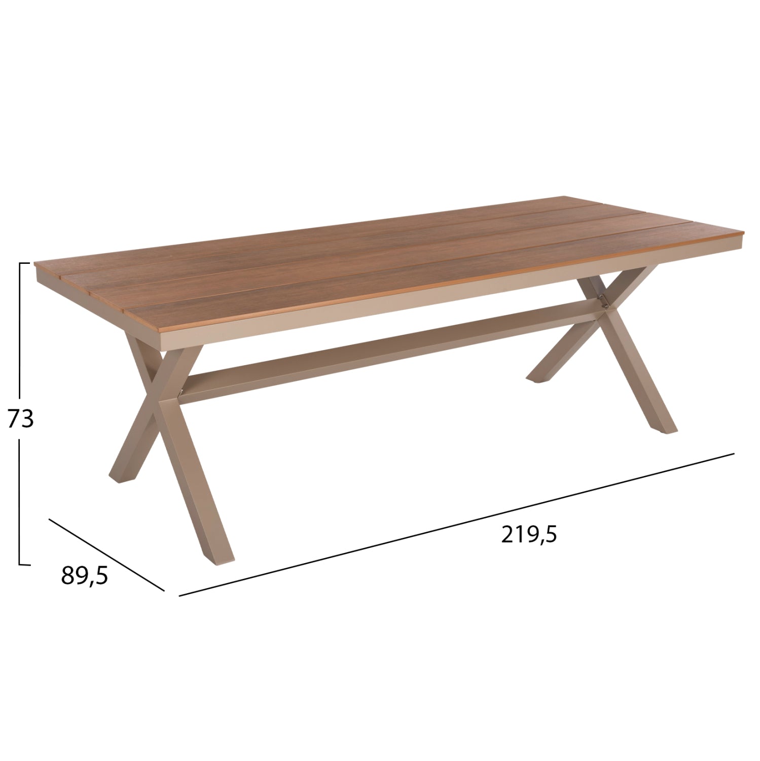 Masa AMIRAL 220X90 CM