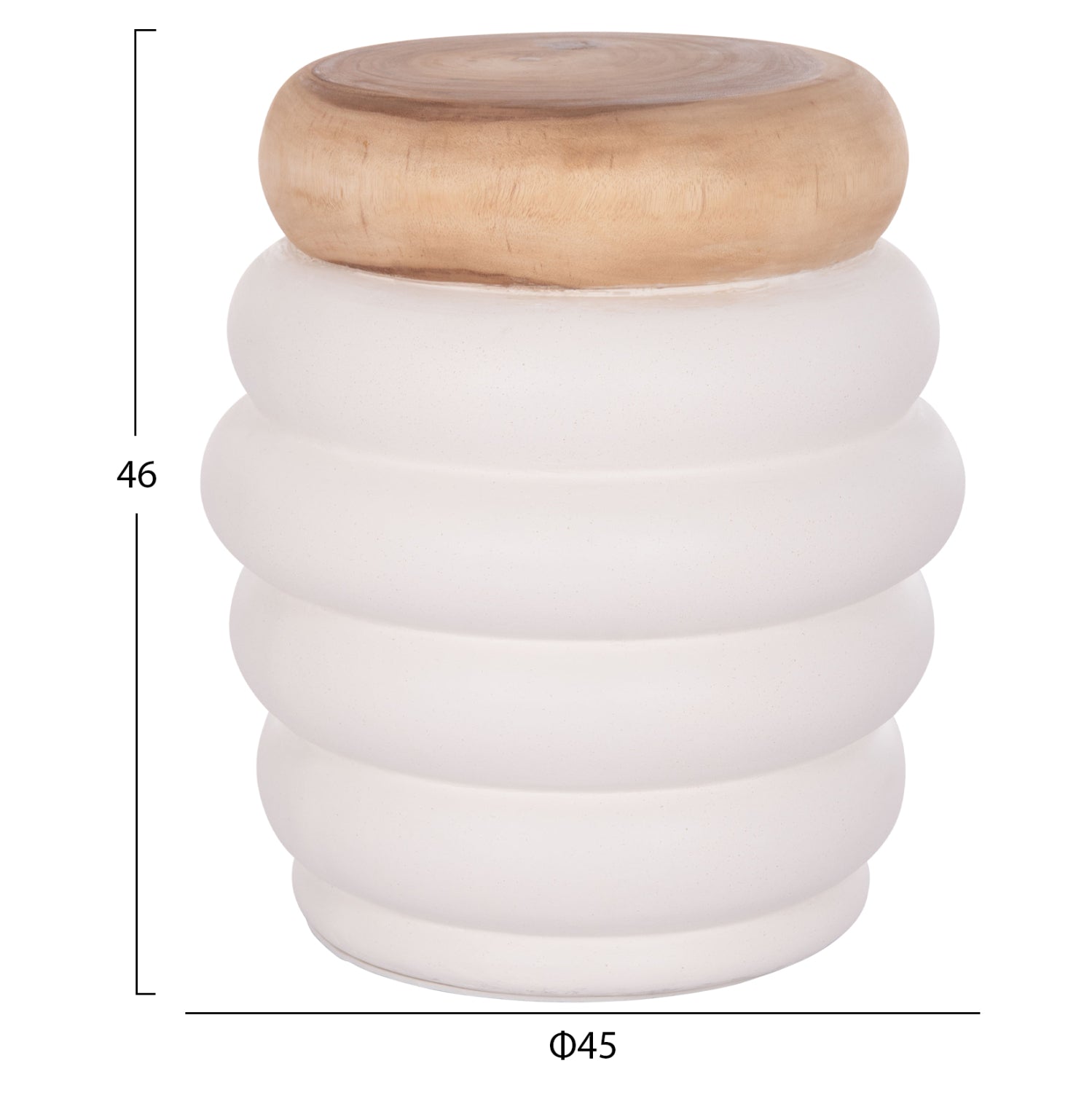Masuta de cafea SERANO Ø45 x 46 CM