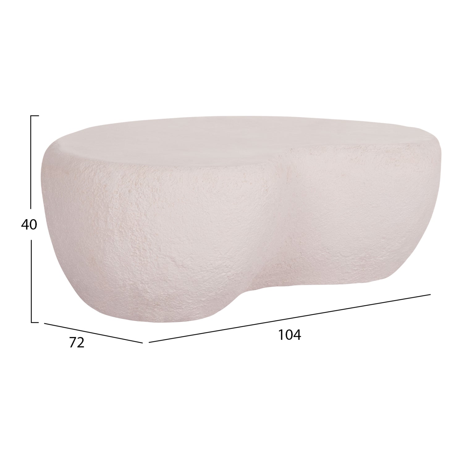 Masuta de cafea TIRANO 104 x 72 x 40 CM