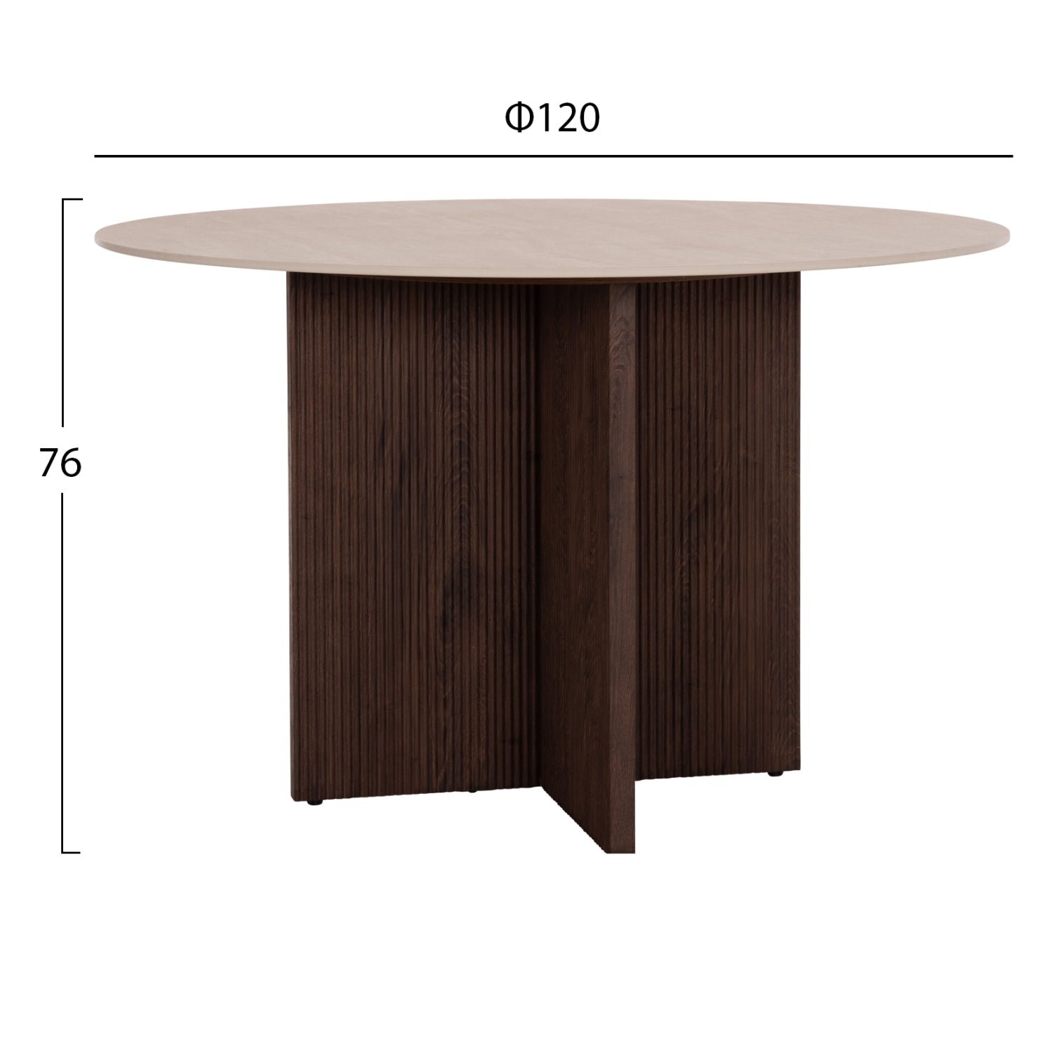 Masa TRAVERSA Φ120 CM