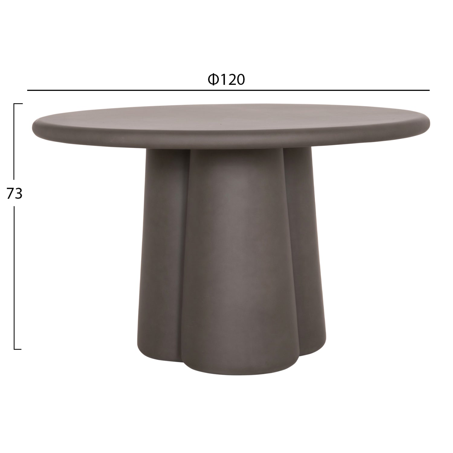 Masa QUADRIFOGLIO Ø 120CM