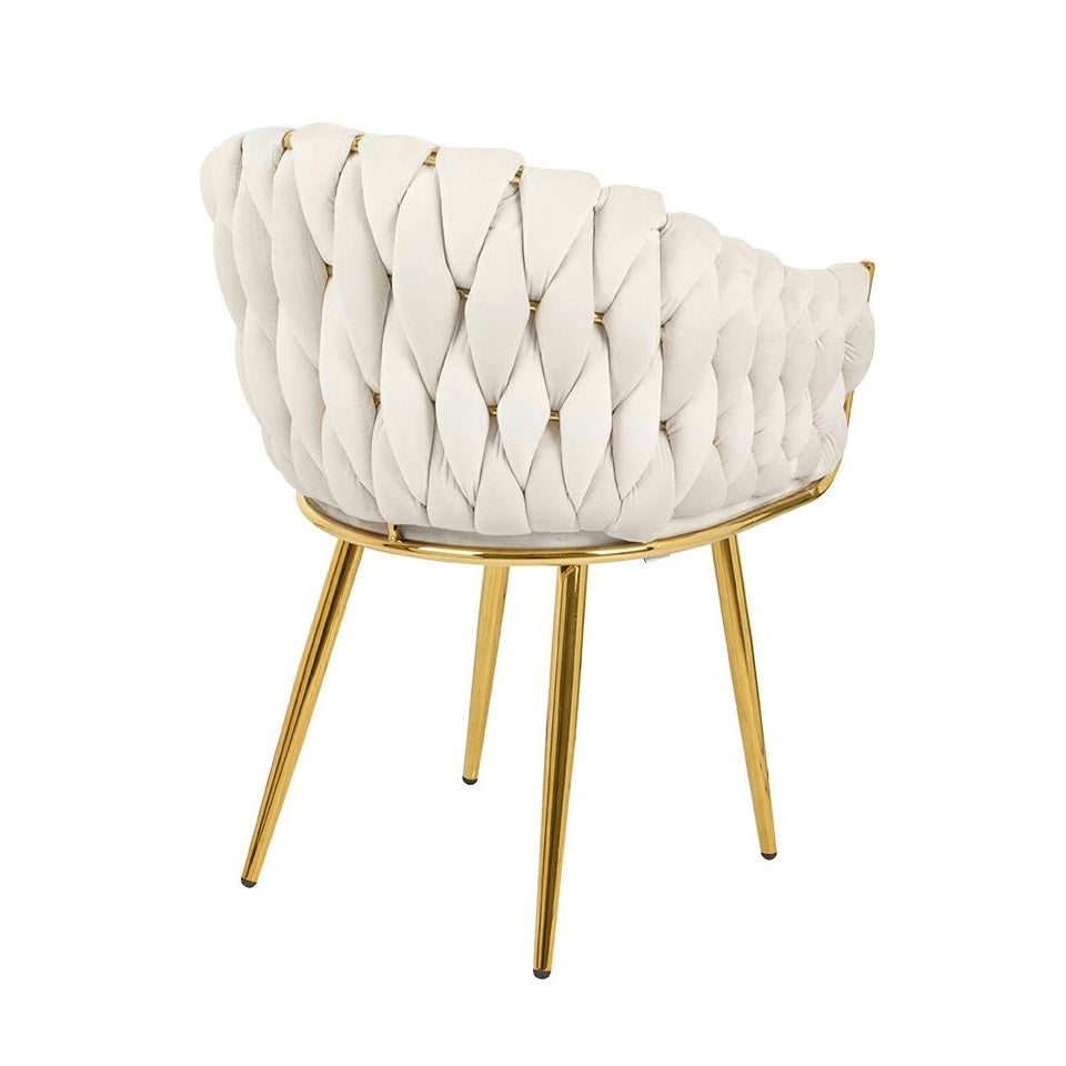 Scaun TRESE BEIGE/GOLD