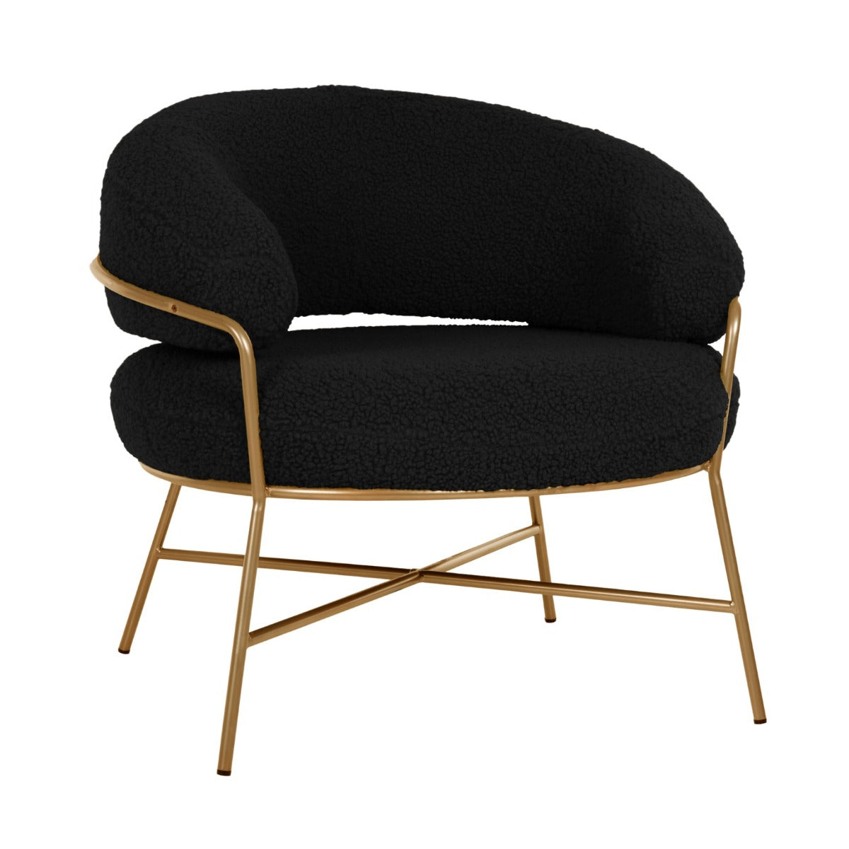 Fotoliu TRESS BOUCLE GOLD