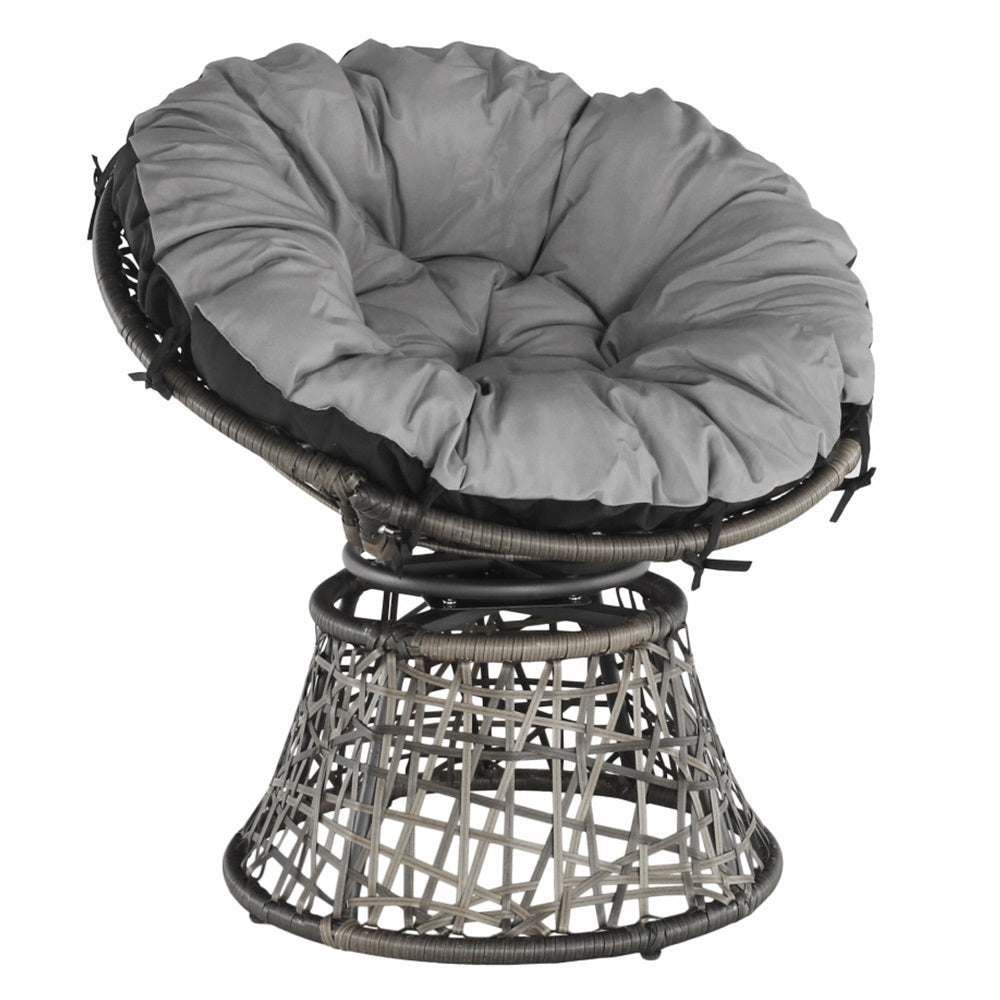 Fotoliu rotativ TRIGO BROWN