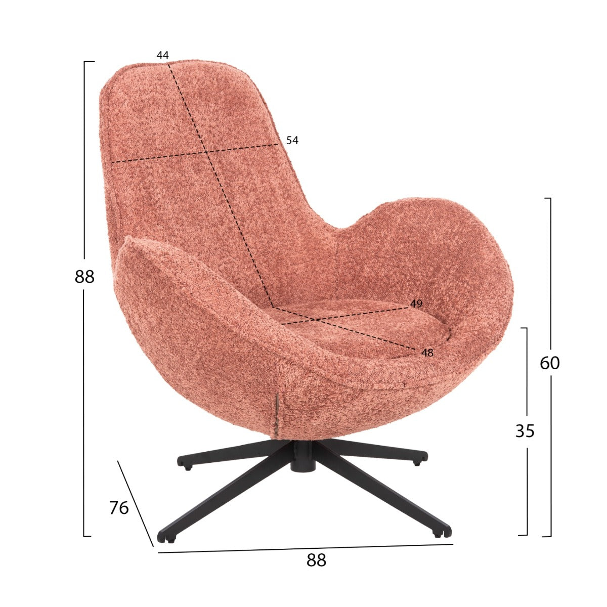 Fotoliu TYRONS BOUCLE