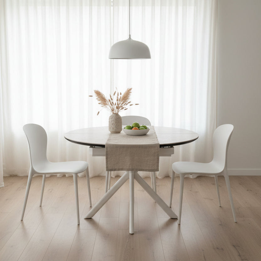 Masa extensibila UPSALO BEIGE 100(140)/120(170) x 100/120 CM