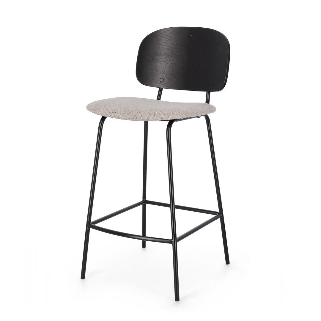 Scaun de bar VALDERO BLACK H67 CM