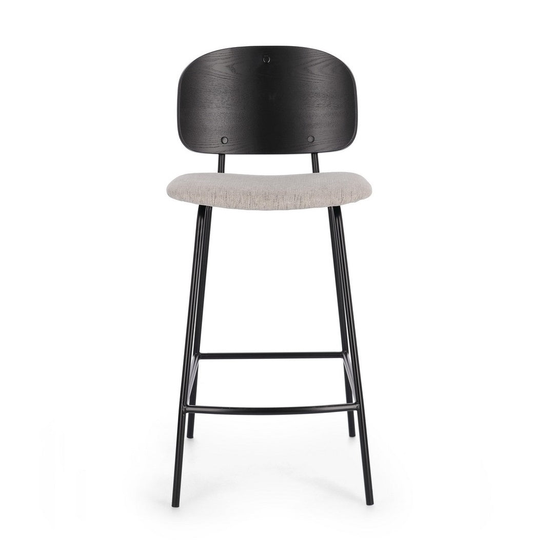 Scaun de bar VALDERO BLACK H67 CM