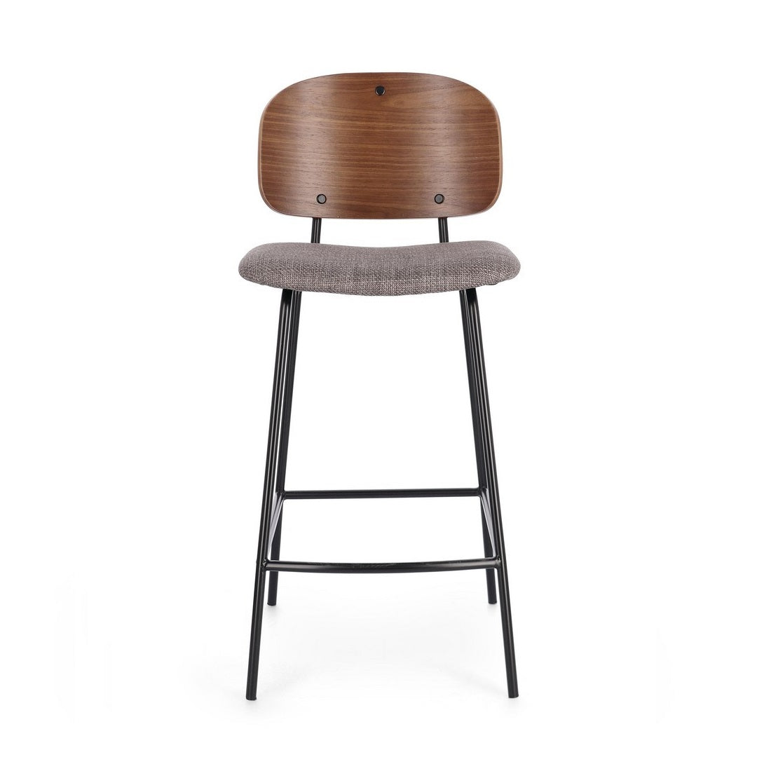 Scaun de bar SIENNA GREY H67 CM