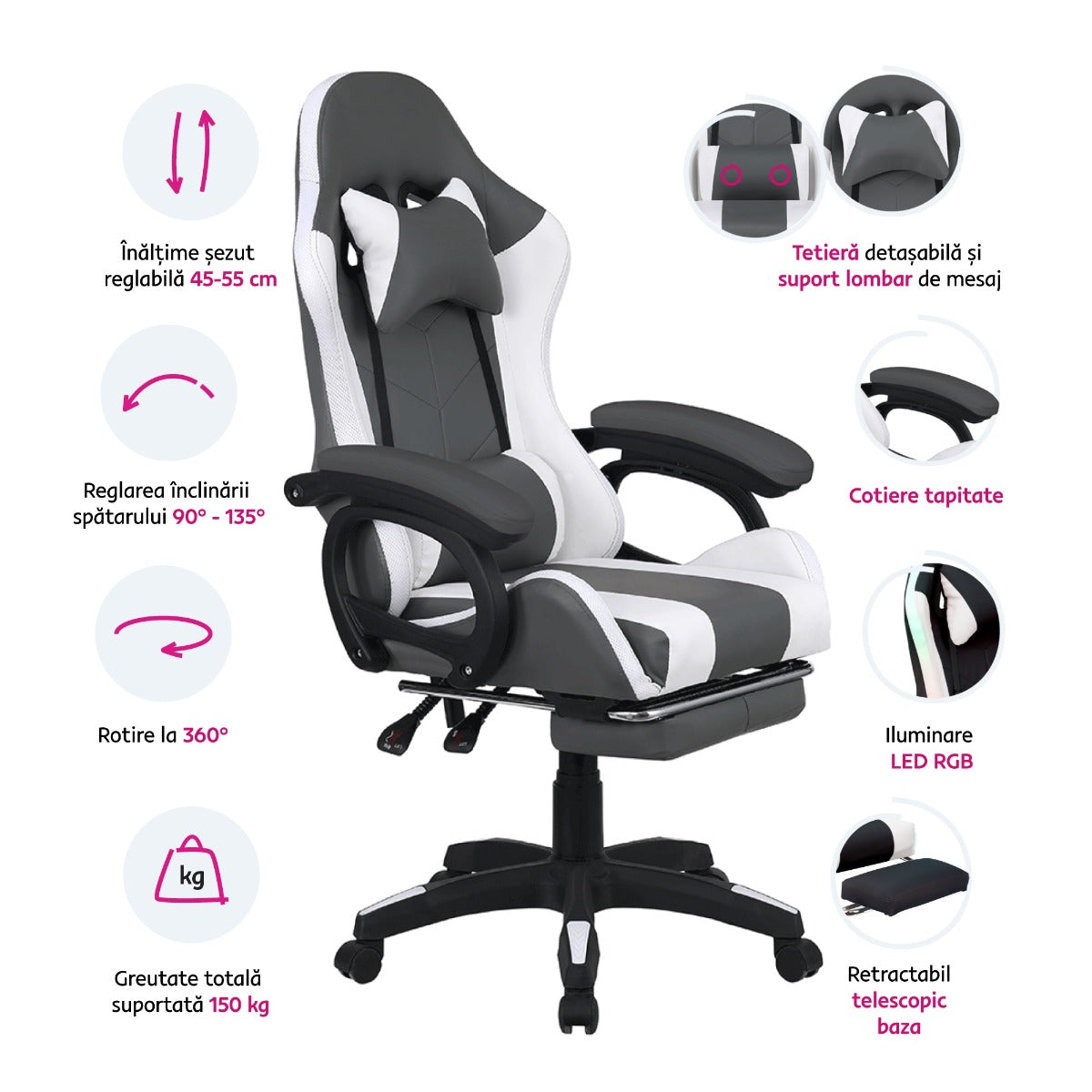 Scaun de birou VALENCE RGB