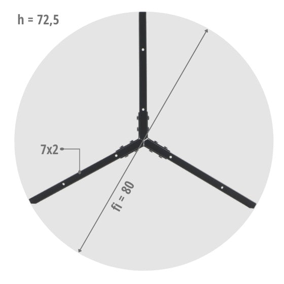 Picior masa VENETIA Ø 80cm