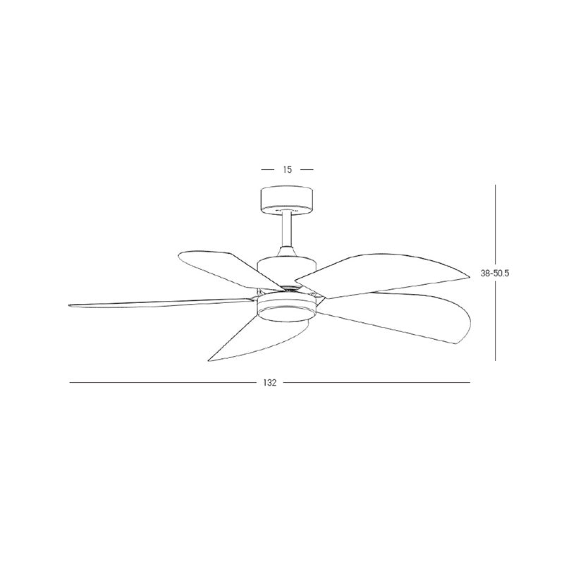 Ventilator de tavan cu lumina NOVASTRA