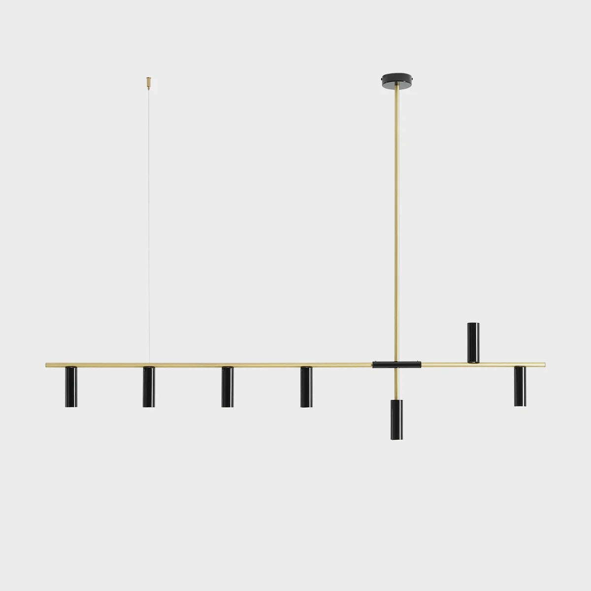 Lampa suspendata VERAN 7 BRASS