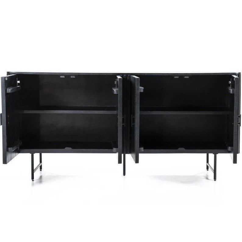 Comoda VERMASK BLACK 170 x 45 x 80 CM