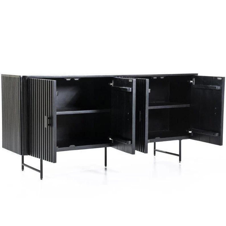 Comoda VERMASK BLACK 170 x 45 x 80 CM