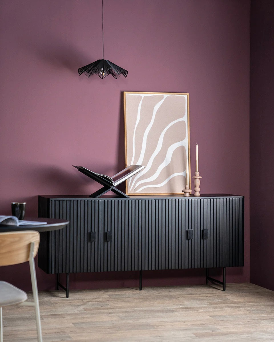 Comoda VERMASK BLACK 170 x 45 x 80 CM