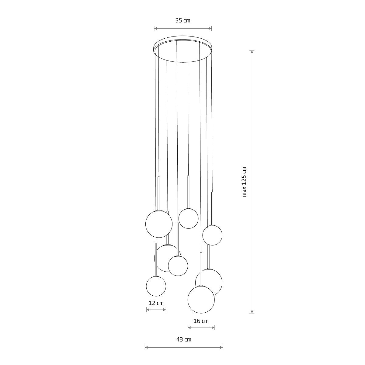 Lampa suspendata VEROFA