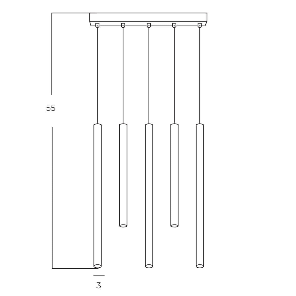 Lampa suspendata VERSTAKO LINIAR