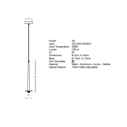 Lampa suspendata VIRALIN