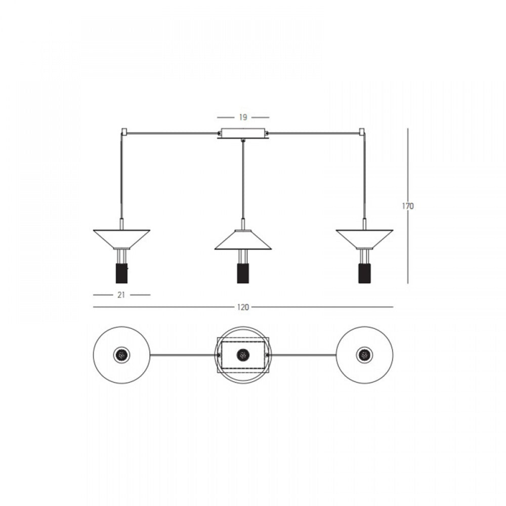 Lampa suspendata dimabila VIRANO LINIAR