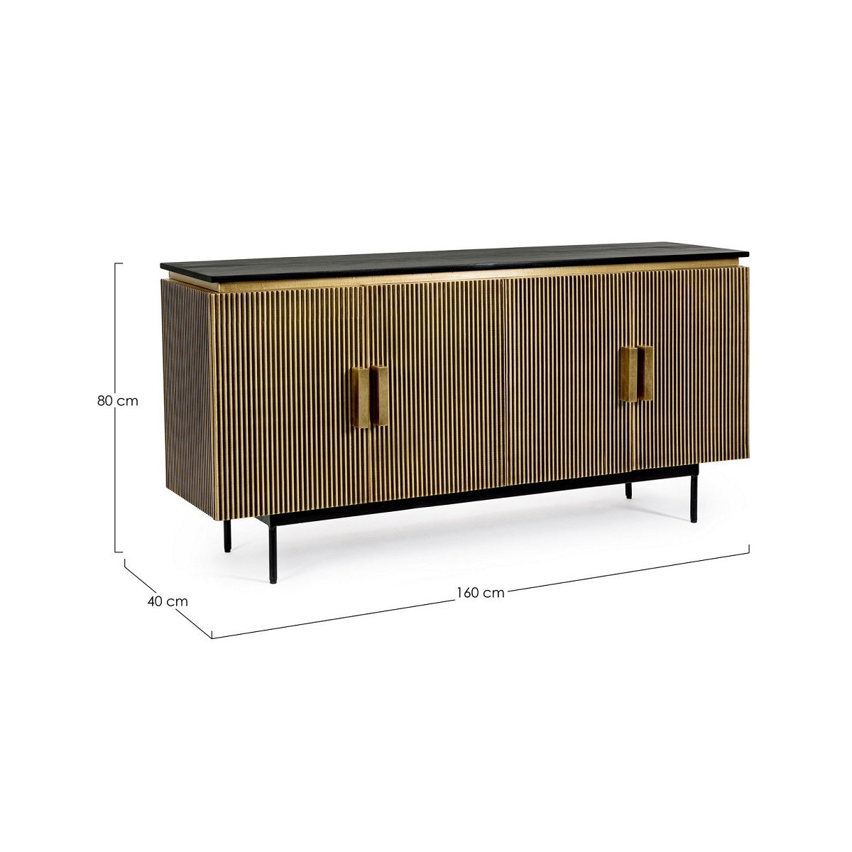 Comodă VIRDAD 160 x 40 x 80 CM