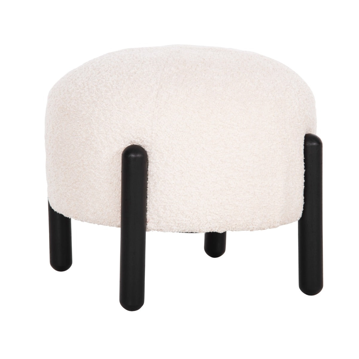 Taburet VIVOS BOUCLE FABRIC Ø45 CM