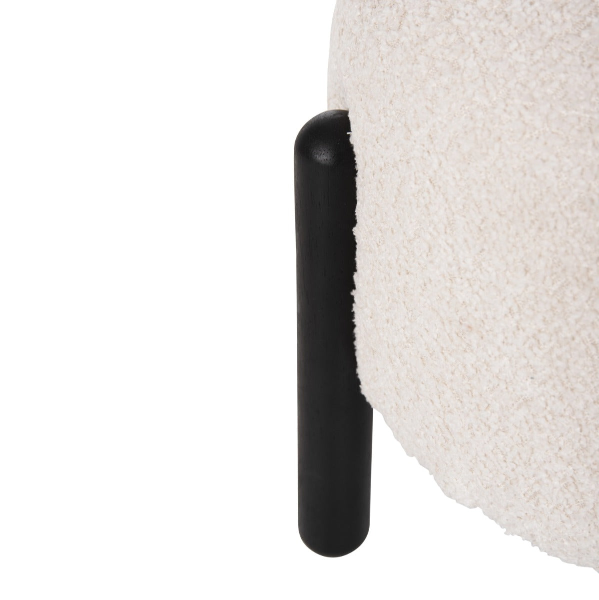 Taburet VIVOS BOUCLE FABRIC Ø45 CM