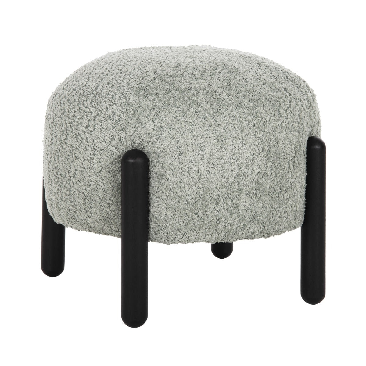 Taburet VIVOS BOUCLE Ø45 CM VERDE MENTA