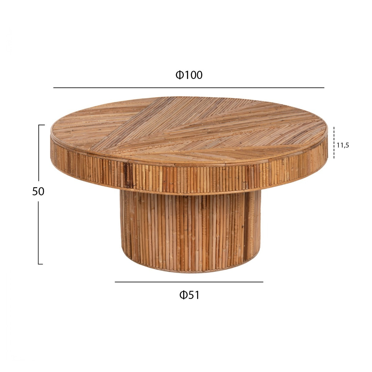 Masuta de cafea VOITIN Ø100 x 50 CM