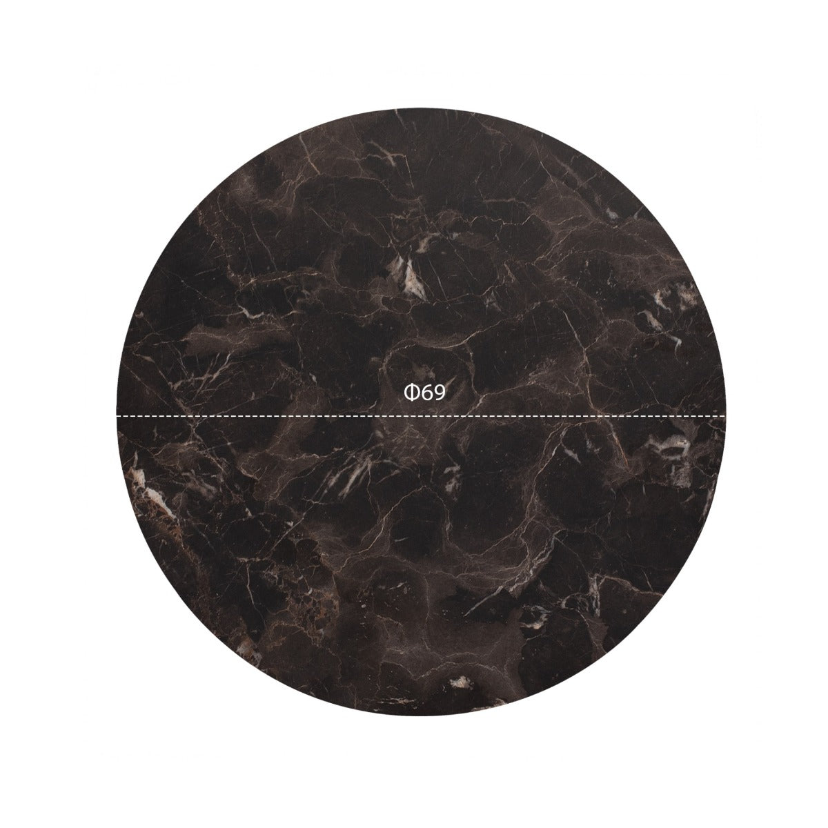 Blat masa HPL VORGAYS MARBLE Ø69 CM