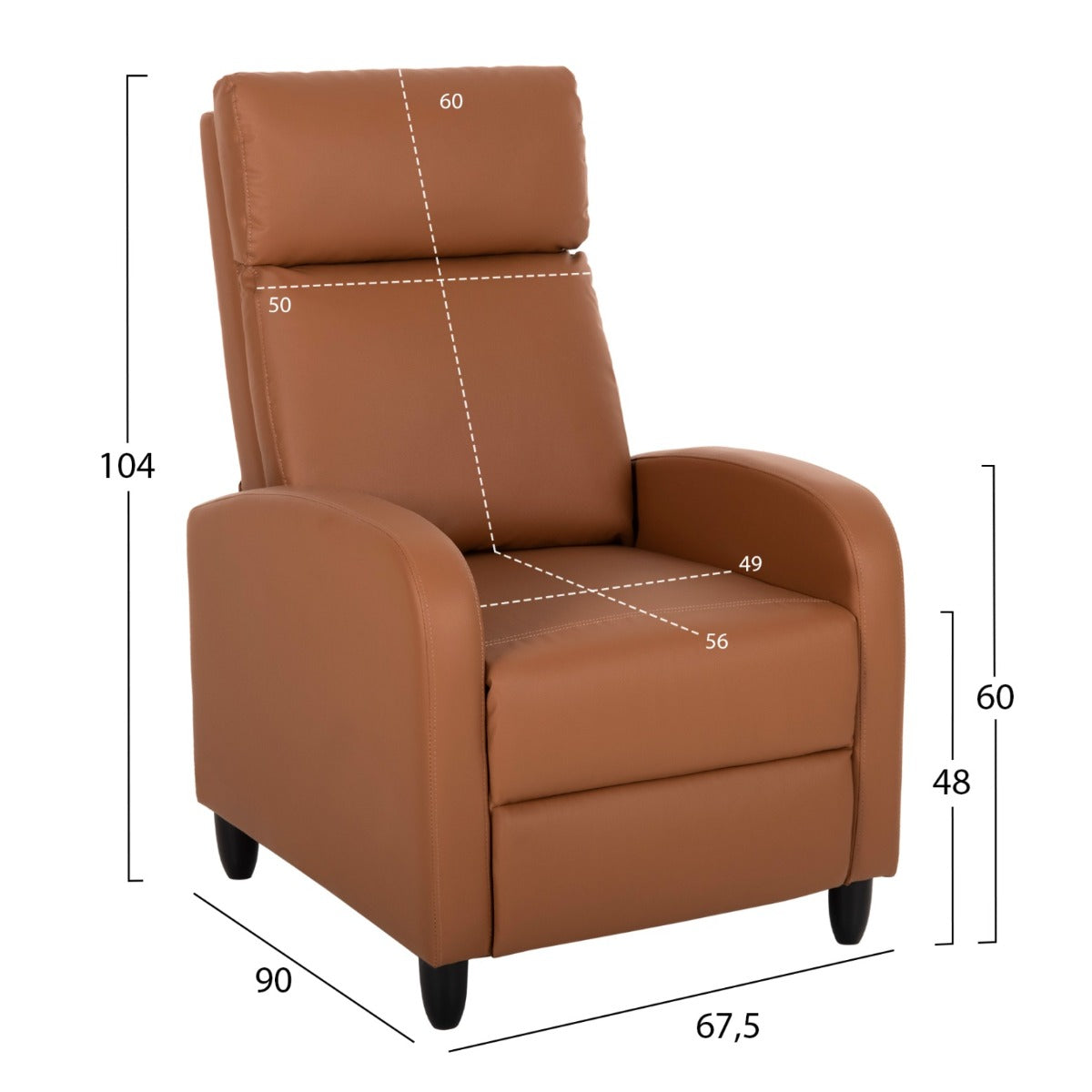 Fotoliu VRETAS RELAX PU