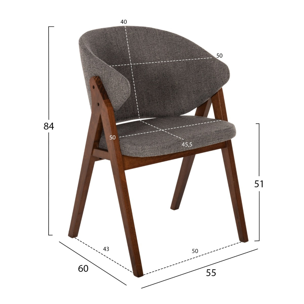Scaun VRIANO BROWN