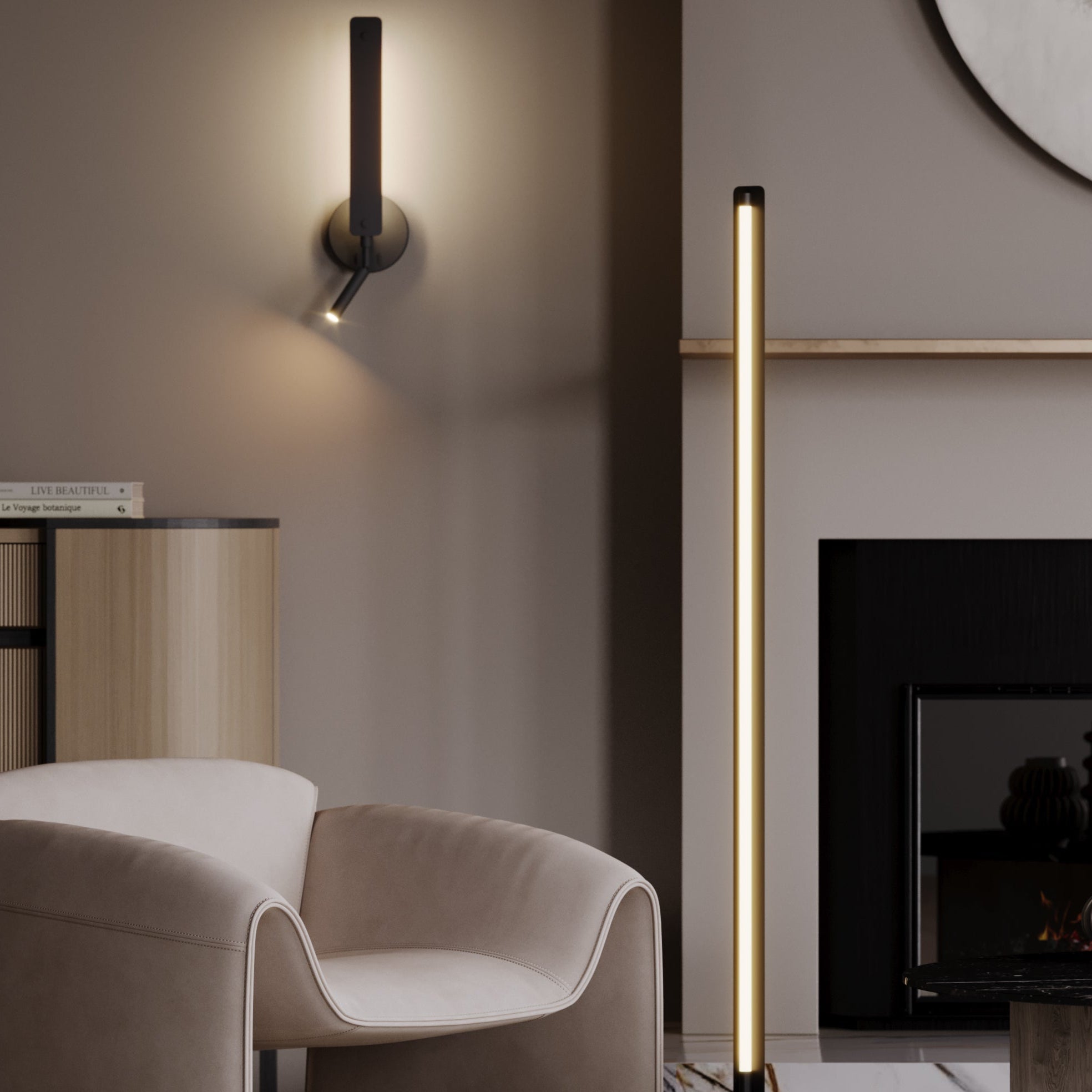 Aplica de perete COMBO BLACK