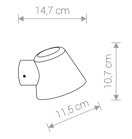 Aplica de perete BORIS