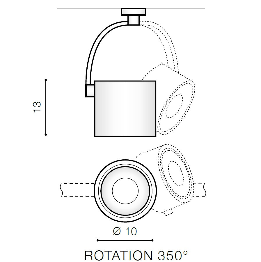 Spot aplicat COSTA ARM