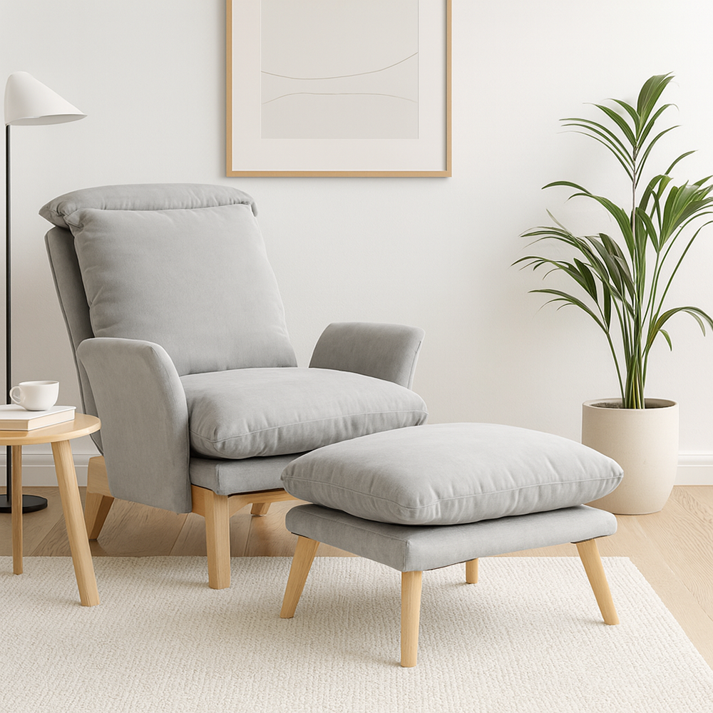 Fotoliu cu taburet QUISINE