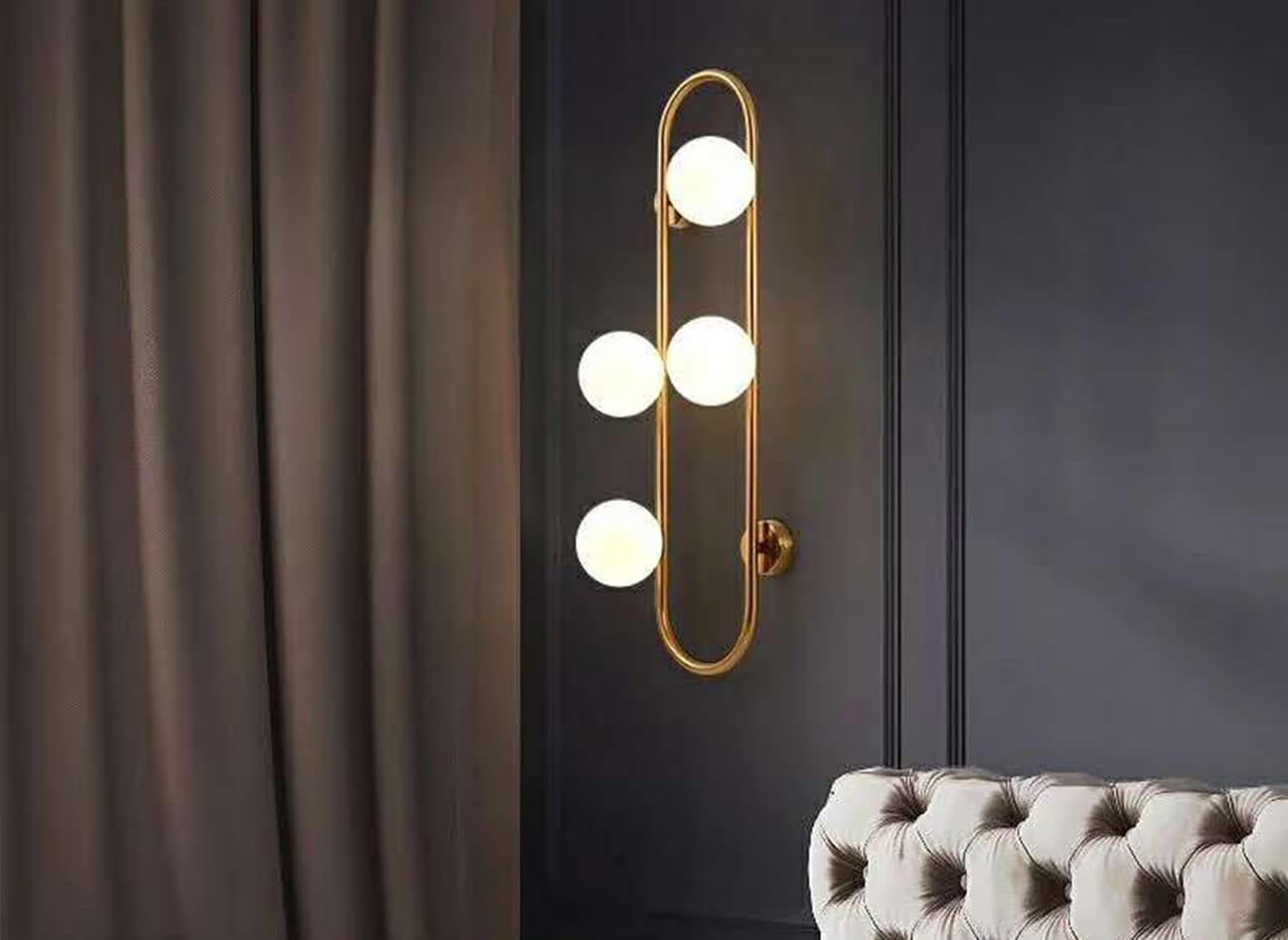 Aplica de perete GALILEI AP4 alama & alb