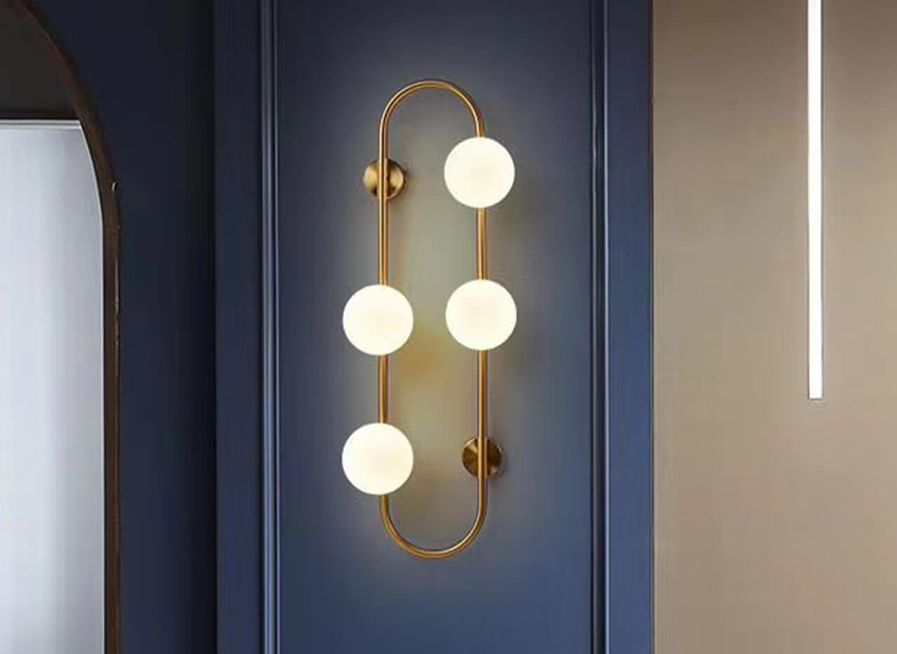 Aplica de perete GALILEI AP4 alama & alb