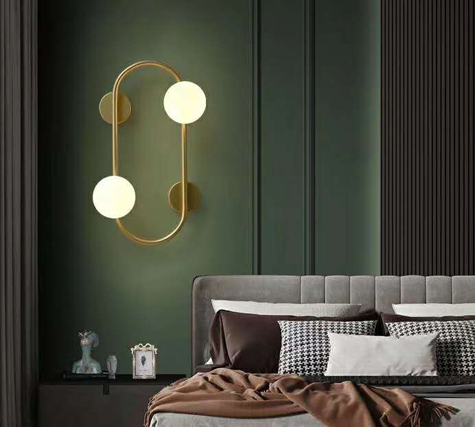 Aplica de perete GALILEI AP2 alama & alb